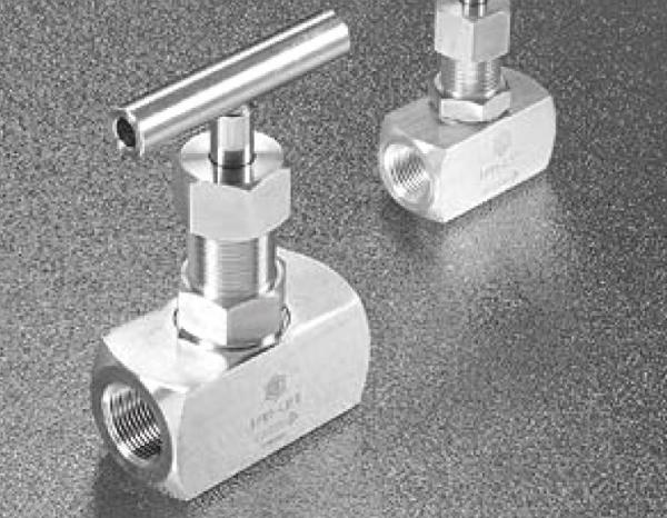 Industrial hydraulic small diameter high pressure stainless steel needle valve