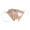 Buy cheap Triangle Natural Jute 17x13cm Decoration Flag Line from wholesalers