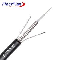 Buy cheap Outdoor Armored Singlemode GYXTW G652D Fiber Optic Wire Cable Black Aerial product