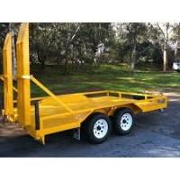 Buy cheap Indespension 8x5 Plant Equipment Trailer , Construction Equipment Hauling product