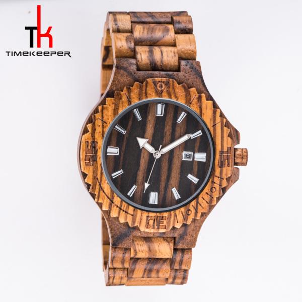 Buy cheap Hot Selling Fashion Leisure Men'S Women Watch Box Wood Custom Logo Quartz Luxury Wholesale Bamboo Wood Watch Dropshippin from wholesalers
