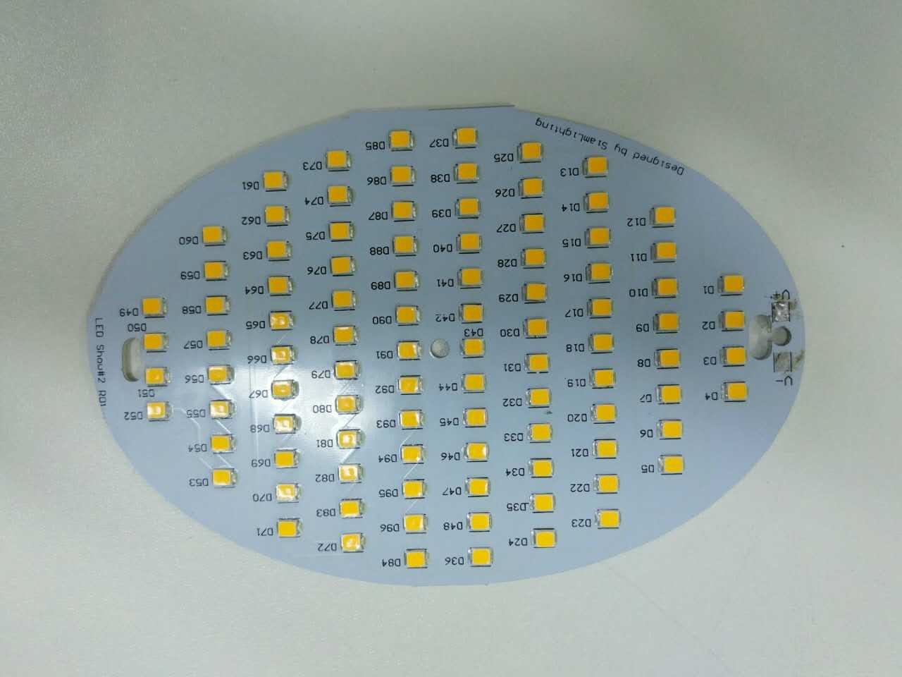 Buy cheap Customized 24V 15W Warm White Elliptical LED Module With Heating Radiator for Booth Lighting from wholesalers