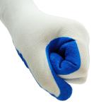 Crinkle Latex Rubber Coated Work Gloves Wear Resistant Nylon Safety Gloves