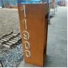 Buy cheap Home Decoration Corten Steel Post Box Outside Freestanding Metal Letterboxes from wholesalers