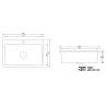 Buy cheap Grey 80% 20% Acrylic Single Bowl Quartz Black Sink Stain Resistant from wholesalers