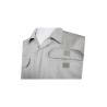 Buy cheap 280GSM Twill 3/1 Flame Retardant Coverall Multi Pockets Light Gray from wholesalers