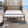 Buy cheap OEM Wrought Iron Platform Bed High Strength Structure Classic Design from wholesalers