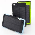 ABS Outdoors 8000mAh Polymer Battery Dual USB Waterproof Solar Power Bank With