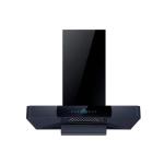 Buy cheap Modern Glass Stainless Steel T Shape Chimney Hood Electric Wall Mounted Range Hood from wholesalers