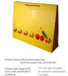 Recycled Flat Handle Brown Krafts Paper Bags Custom, Christmas Paper Gift Bags,