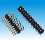 1.27mm Dual Row Right Angle Pcb Header 20mΩ Max Contact Resistance