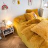 Buy cheap Age Group Adult Child Ginger Color Plain Dyed Duvet Cover Set for Winter Bed Linen from wholesalers