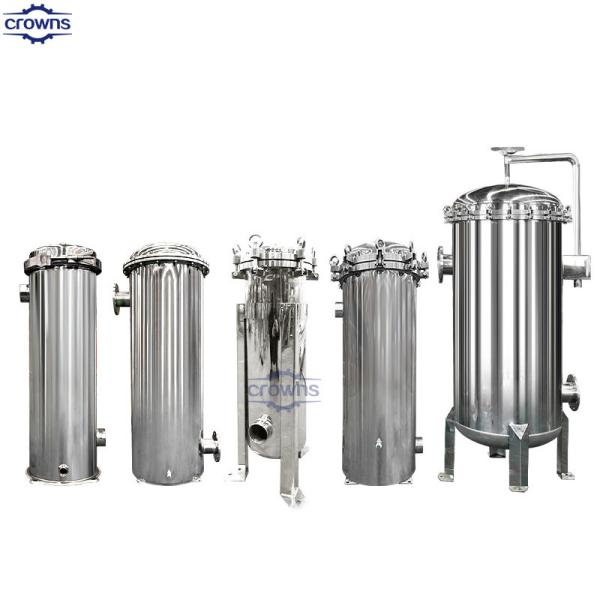 Buy cheap Multi bag filter housing SUS304 / SUS316L stainless steel bag filter from wholesalers