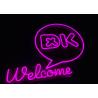 Buy cheap High Performance Welcome Custom Led Neon Signs Pink color 12v from wholesalers
