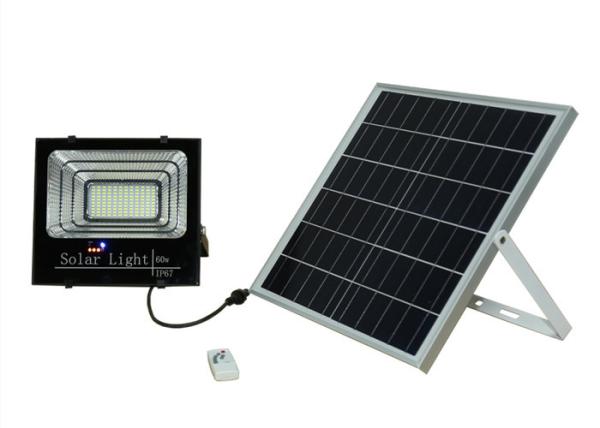 60W Solar Powered Flood Lights / Outdoor Wall Washer Lamp Reflector 220V