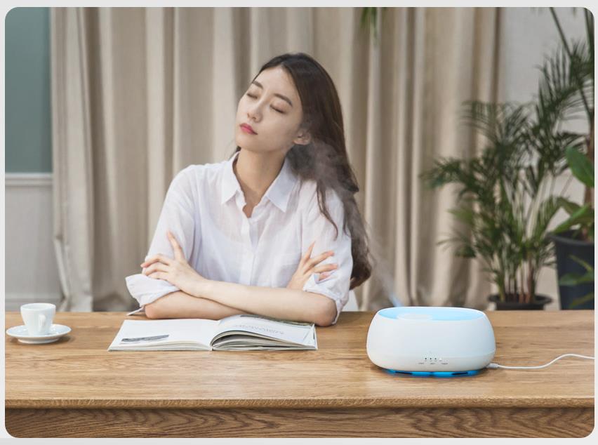 HOMEFISH BPA Free Essential Oil Diffusers Ultrasonic Humidifier 25-50ml/H