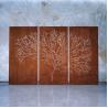 Buy cheap Standard ASTM Metal Garden Products Laser Cut Corten Steel Screen Panels from wholesalers