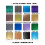 ISO Ss Brush Finish Sheet 316 Hairline Stainless Steel Plate