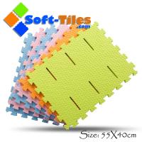 Buy cheap 55*40cm 2.0cm Interlocking Shower Mat / Anti Slip Foam Bath Mat product