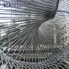Buy cheap Outdoor large art geometric circular tube splicing design stainless steel sculpture from wholesalers