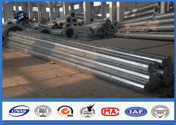 Buy cheap Steel Gr50 Power Transmission Pole against earthquake of 8.8 grade over 30 years Life Time from wholesalers