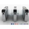 Buy cheap Turnstile Barrier Gate Stainless Steel Security Swing Gate DC Brush Motor 1500mm Sliding Gate Height from wholesalers