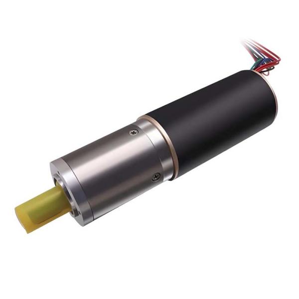 High Strength Brushless DC Gear Motor 12V 24mm 1500mNm 6.0RPM Geared Brushless