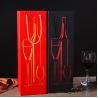 Buy cheap Coated Paper Wine Bottle Gift Bags , Varnish Coating Single Wine Bag from wholesalers