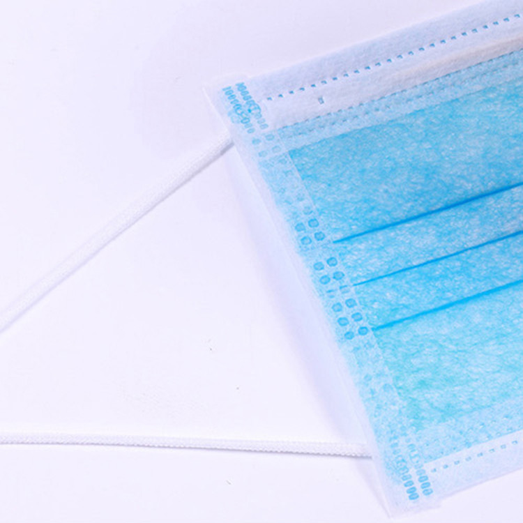 Face Mask Used In Hospitals 17.5cm X 9.5cm Spun Bonded Non Woven Fabric