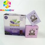 Purple flat recyclable wax coating paper kraft corrugated paper box flute