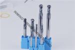 8 mm AOL 150 mm Black Surface Extra Long Carbide End Mills For Milling Quenching