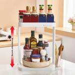 Pull-out Detachable 360 degree Rotating Kitchen Shelf Multi-purpose Seasoning