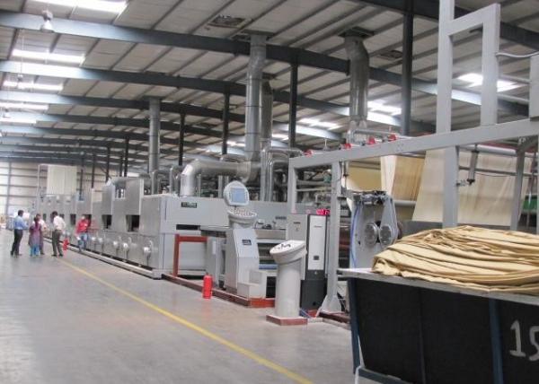 Buy cheap Horizontal Rail Stenter Finishing Machine Energy Saving 400mm Padder Roller Dia from wholesalers