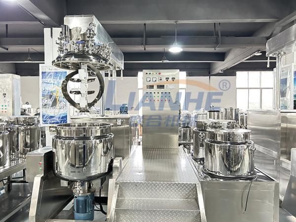 Buy cheap 200L Hydraulic Lifting Cosmetic Vacuum Emulsifying Homogenizer Mixer Machine from wholesalers