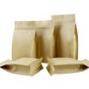 Buy cheap Resealable custom zipper top kraft paper snack cookie packaging plastic k stand up pouch food paper bag from wholesalers