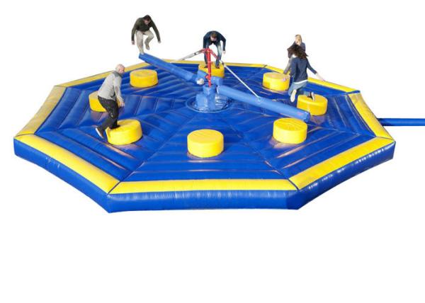 Buy cheap Commercial Inflatable Wipeout Game For Jumping CE / EN14960 Approved from wholesalers