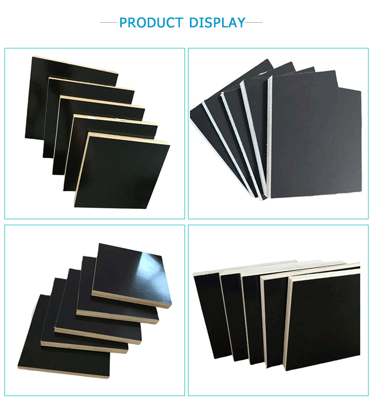 Commercial Plain Film Faced Plywood For Making Shipping Wooden Crate Box