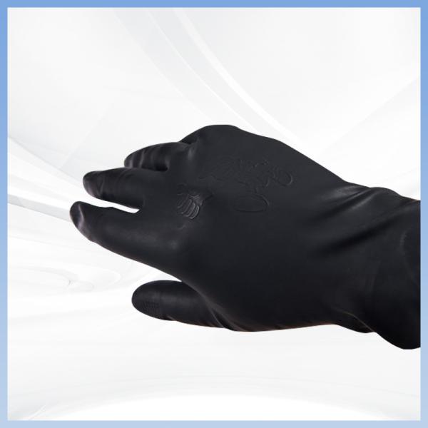 Buy cheap Oil Resistant Thick Disposable Latex Gloves For Industrial Janitorial from wholesalers