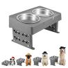 Buy cheap Collapsible Double Elevated Dog Water Bowl Adjustable Stainless Steel from wholesalers