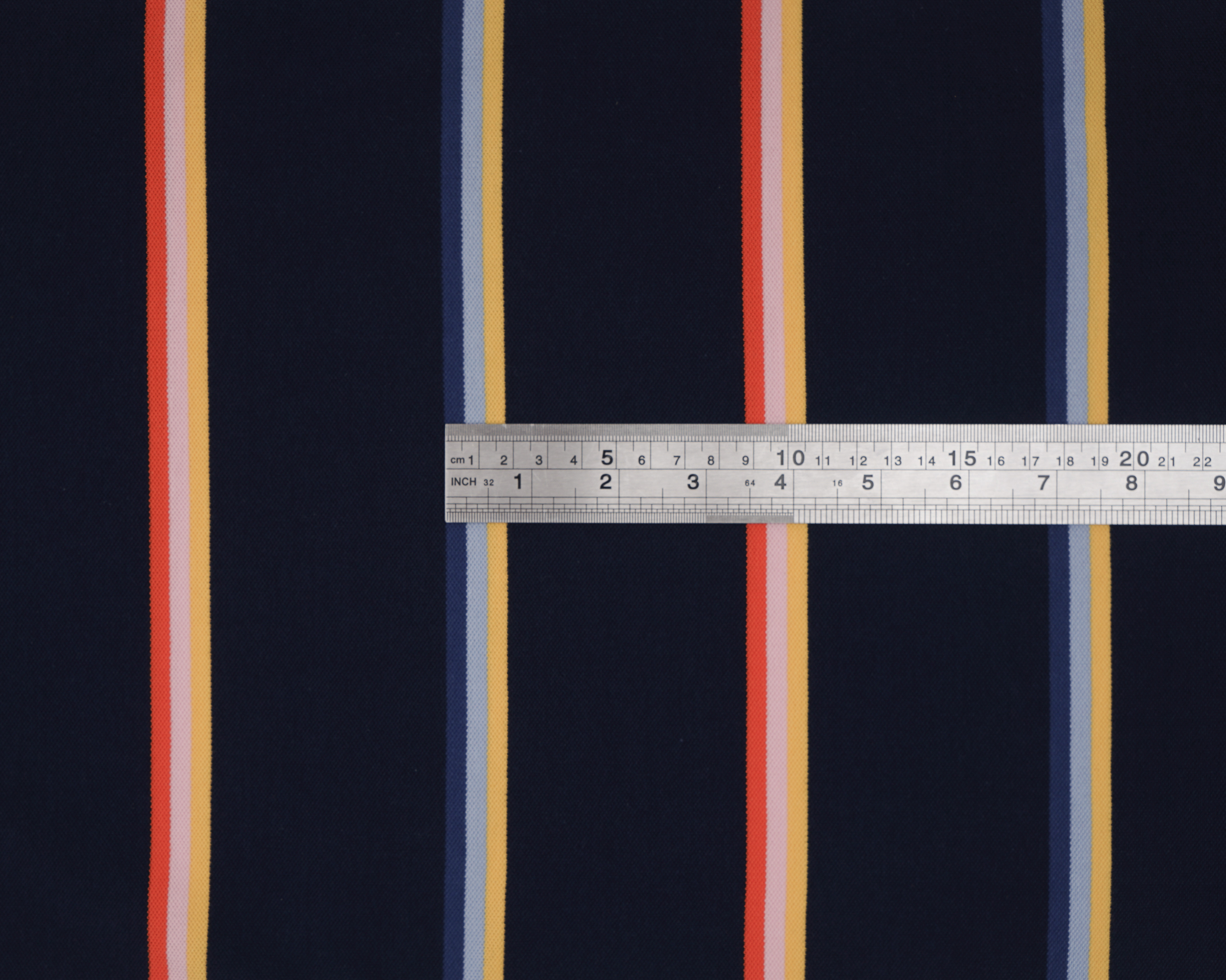 Comfortable And Natural Skin-Friendly Healthy Striped Knit Fabric For T-Shirt