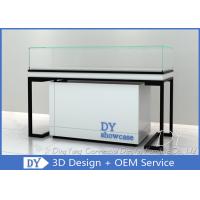 Buy cheap Durable Metal Wood Jewelry Display Cases With Locks / Acrylic Logo product