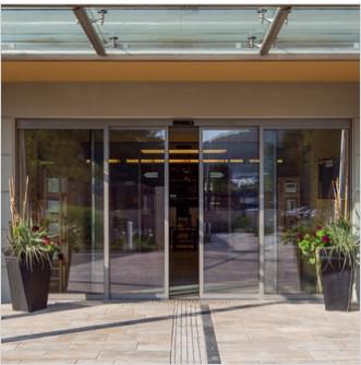 Buy cheap Safety heat / cold resistant motorized sliding door , hospital entrance auto slide door from wholesalers