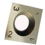 Square Radius Shape TCT Planer Knife Carbide Woodturning Cutters 15x15x2.5-37°