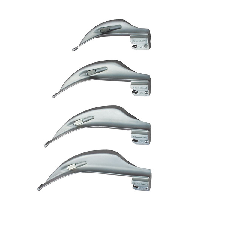 Medical CNC Machining Macintosh Blade Left Handed Stainless Steel of Intubation device