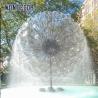 Buy cheap Outdoor Modern Abstract Dandelion Stainless Steel Fountain Sculpture Large from wholesalers