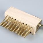 Steel Wire Weeding Brush With Special Hard Plated Copper Wire Brush Long Handle