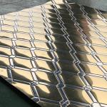 PVD Coated Color Stainless Steel Sheet 3D Punching 304 Mirror Finish SS Sheet