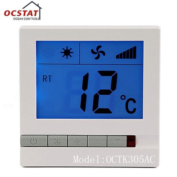 Buy cheap 230 VAC White Color Air Conditioner Temperature Control Floor Heating Room Thermostat from wholesalers