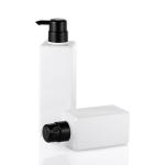 airless Cosmetic Lotion Bottle , screen printing White Lotion Bottle With Pump