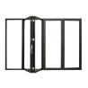 Buy cheap Residential Bi-Folding Doors Aluminium Frame With Triplex Glass Option And 70mm Width from wholesalers